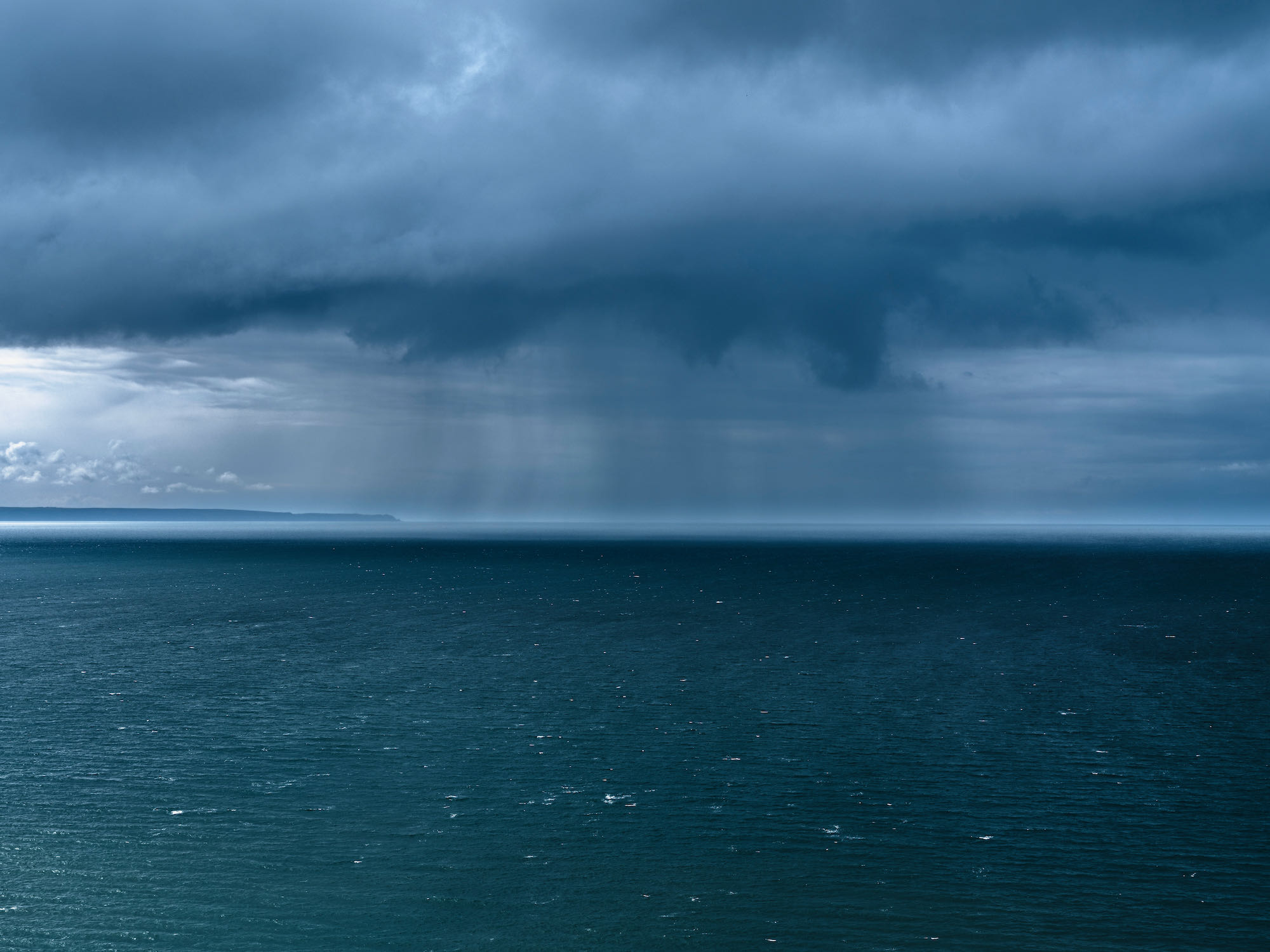 Devon Stormy Sea